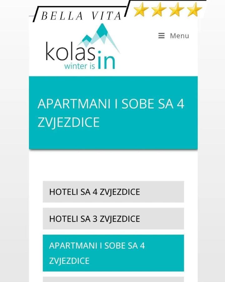 Apartman Bella Vita โคลาชิน ภายนอก รูปภาพ